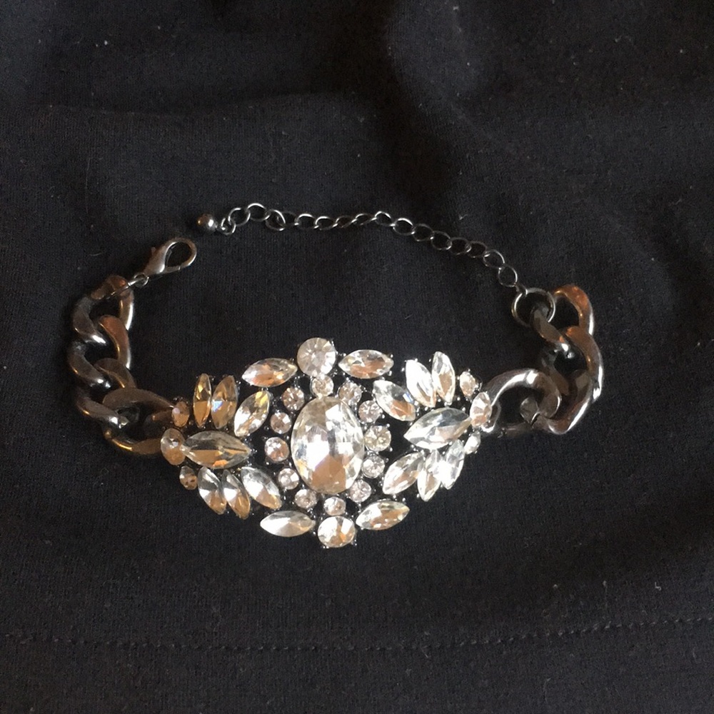 rhinestone designed bracelet